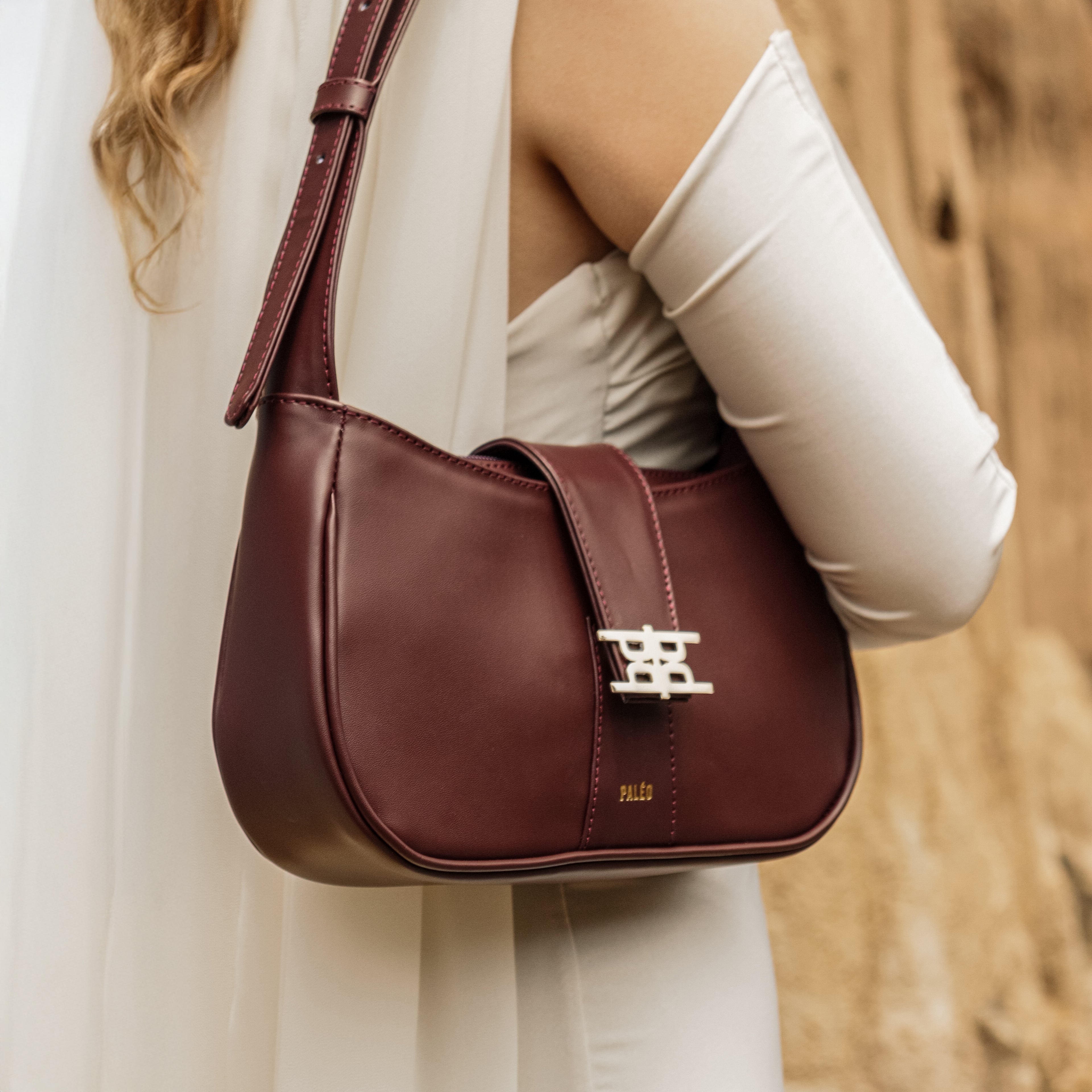 Shoulder bag - Bruma Borgoña