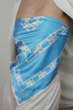 Pañoleta Aurora - Azul Celeste