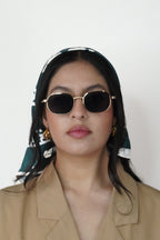 Pañoleta Aurora - Jade profundo